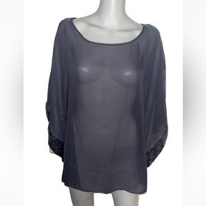 NWT J.R. Nitea womens sequin dolman top size 16
